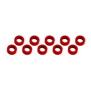 Ultimate Racing 3x6x2mm Red Alu Washer (10) #UR1506-R
