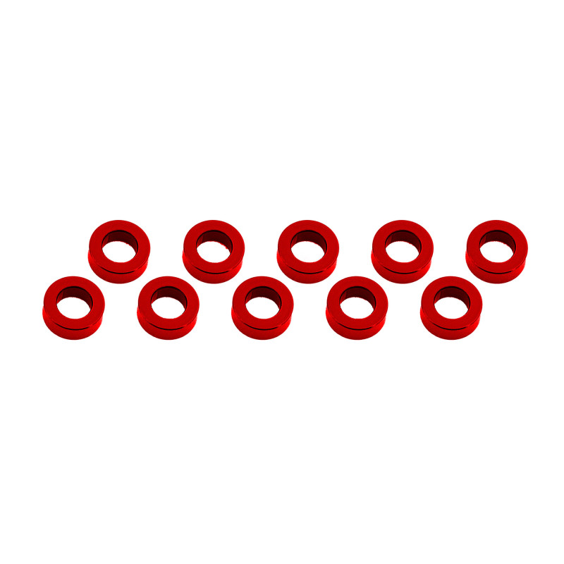 Ultimate Racing 3x6x2mm Red Alu Washer (10) #UR1506-R 1 Ultimate Racing 3x6x2mm Red Alu Washer (10) #UR1506-R