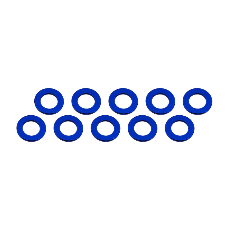 Ultimate Racing Alu 3x6x0.5mm Blue Alu Washer (10) #UR1504-A 1 Ultimate Racing Alu 3x6x0.5mm Blue Alu Washer (10) #UR1504-A
