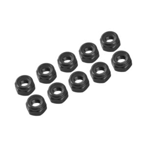 Ultimate Racing M4 Black Alu Nylon Nut (10) #1512-N