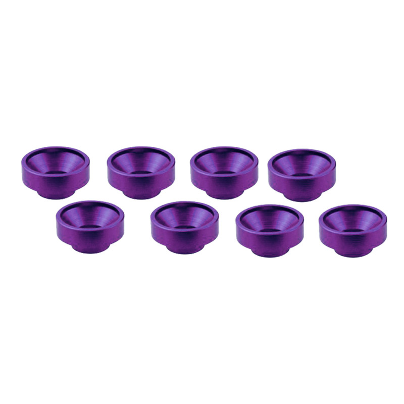 Ultimate Racing Purple Alu Servo Washer (8) #UR1507-P 1 Ultimate Racing Purple Alu Servo Washer (8) #UR1507-P