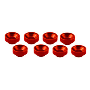 Ultimate Racing Red Alu Servo Washer (8) #UR1507-R