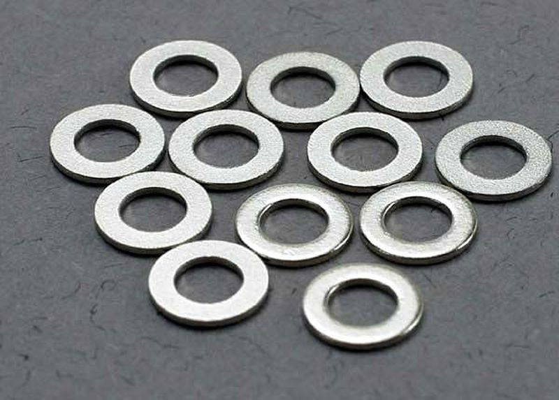 Aluslevy 3x6 mm metalli (12 kpl) - Traxxas TRX2746 1 Washer 3x6mm Metal (12) - Traxxas TRX2746
