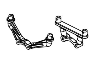 Absima 1610113 Body Shell Post Set F/R