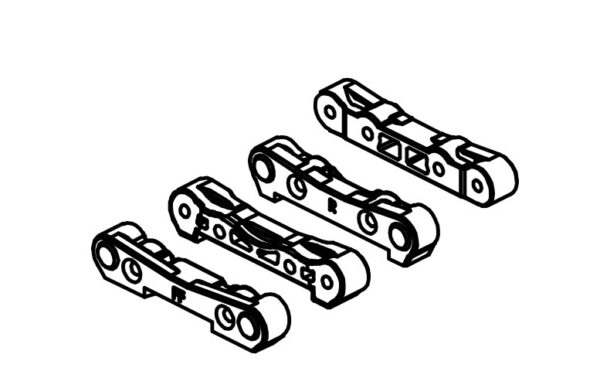 Absima 1610114 Suspension Hinge Pin Holder F/R