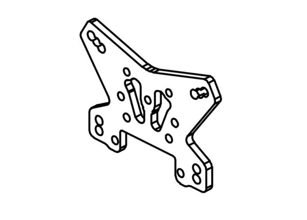 Absima 1610117 Aluminum Rear Shock Tower
