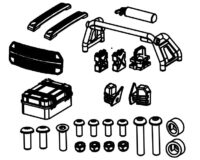 Absima 1610119 Body Shell Attaschment Parts