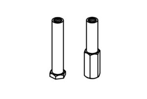 Absima 1610121 Steering Shafts