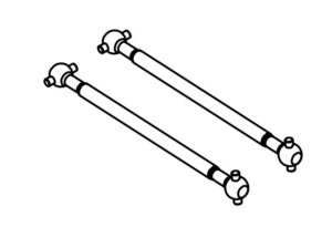 Absima 1610131 Rear Dogbones (2)