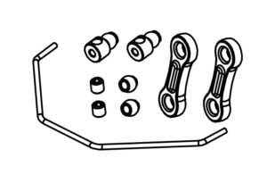 Absima 1610132 Sway Bar Set