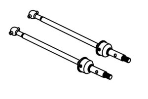 Absima RC Car Mini AMT Front Axles CVD 1610137