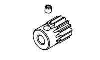 Absima Mini AMT RC car motor pinion 15T 48dp 1610140