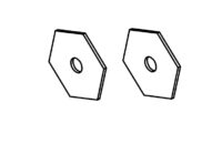 Absima Mini AMT RC Car Slipper Plates 1610141