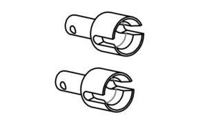 Absima 1610152 Differential Gear Cups (2)