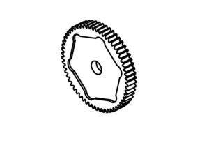 Absima 1610156 Steel Center Main Gear