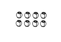 Absima 1610159 Tie Rod Ball Heads (8)
