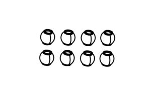 Absima 1610159 Tie Rod Ball Heads (8)