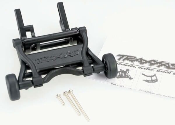Traxxas 3678 Black Assembled Wheelie Bar & Screws