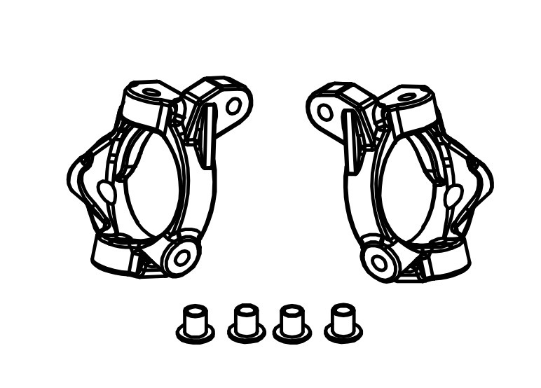 Absima 1610103 C-Mounts L/R 1 Absima 1610103 C-Mounts L/R