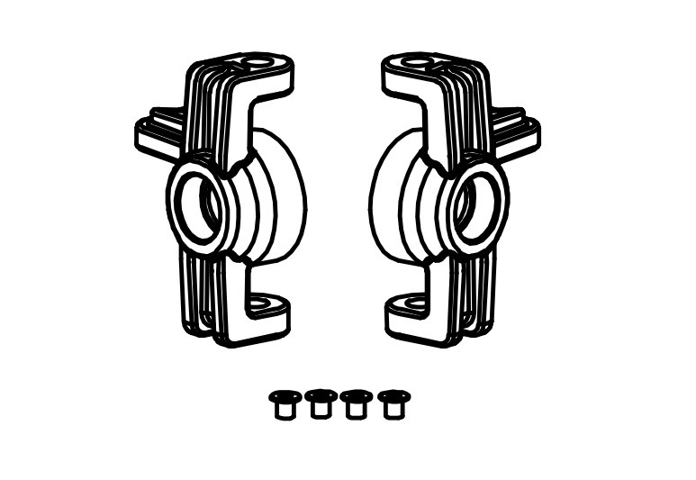 Absima 1610104 Steering Cups L/R 1 Absima 1610104 Steering Cups L/R
