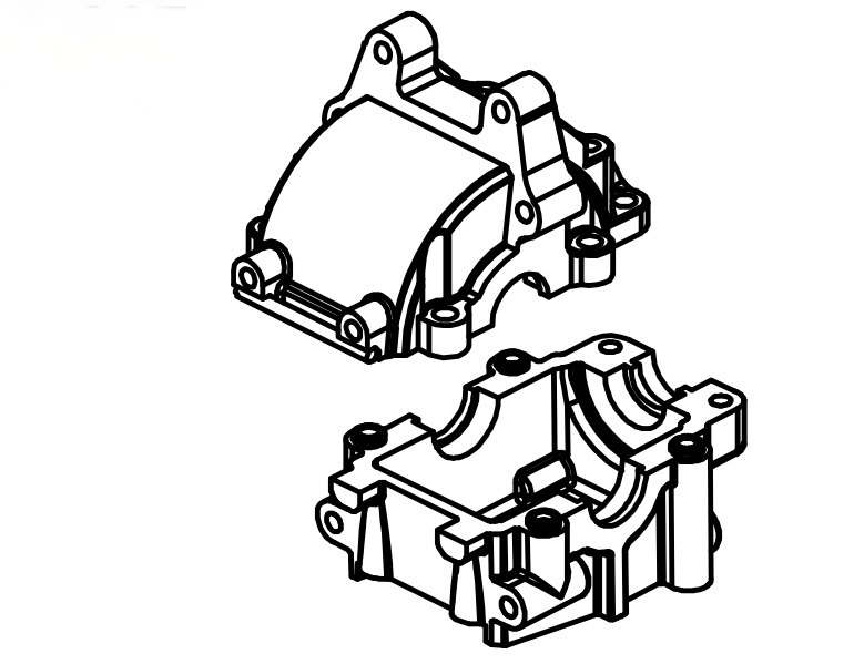 Absima 1610106 Front Gear Box 1 Absima 1610106 Front Gear Box
