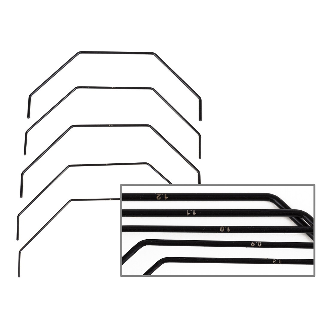 Team Associated 92458 Anti-roll Bar Set Rear - RC10B7 - Team Associated 92458 2 Anti-roll Bar Set Rear - RC10B7 - Team Associated 92458