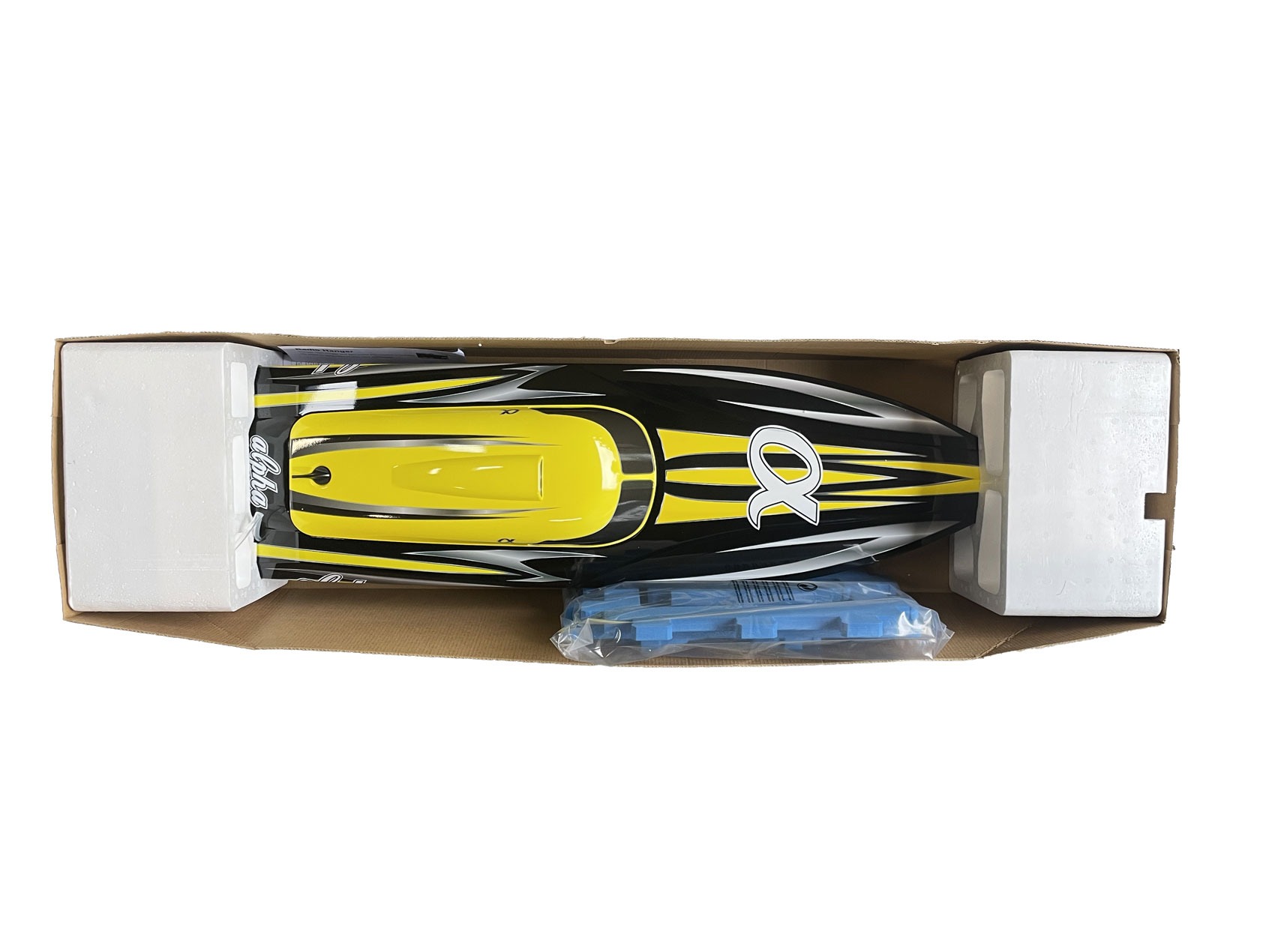 Joysway Alpha Super 1000 Brushless Deep Vee RC kiirpaat ARTR 1060mm 6S - Kollane 4 Joysway Alpha Super 1000 Brushless Deep Vee RC kiirpaat ARTR 1060mm 6S - Kollane