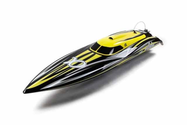 Joysway Alpha Super 1000 Brushless Deep Vee RC kiirpaat ARTR 1060mm 6S - Kollane 2 Joysway Alpha Super 1000 Brushless Deep Vee RC kiirpaat ARTR 1060mm 6S - Kollane