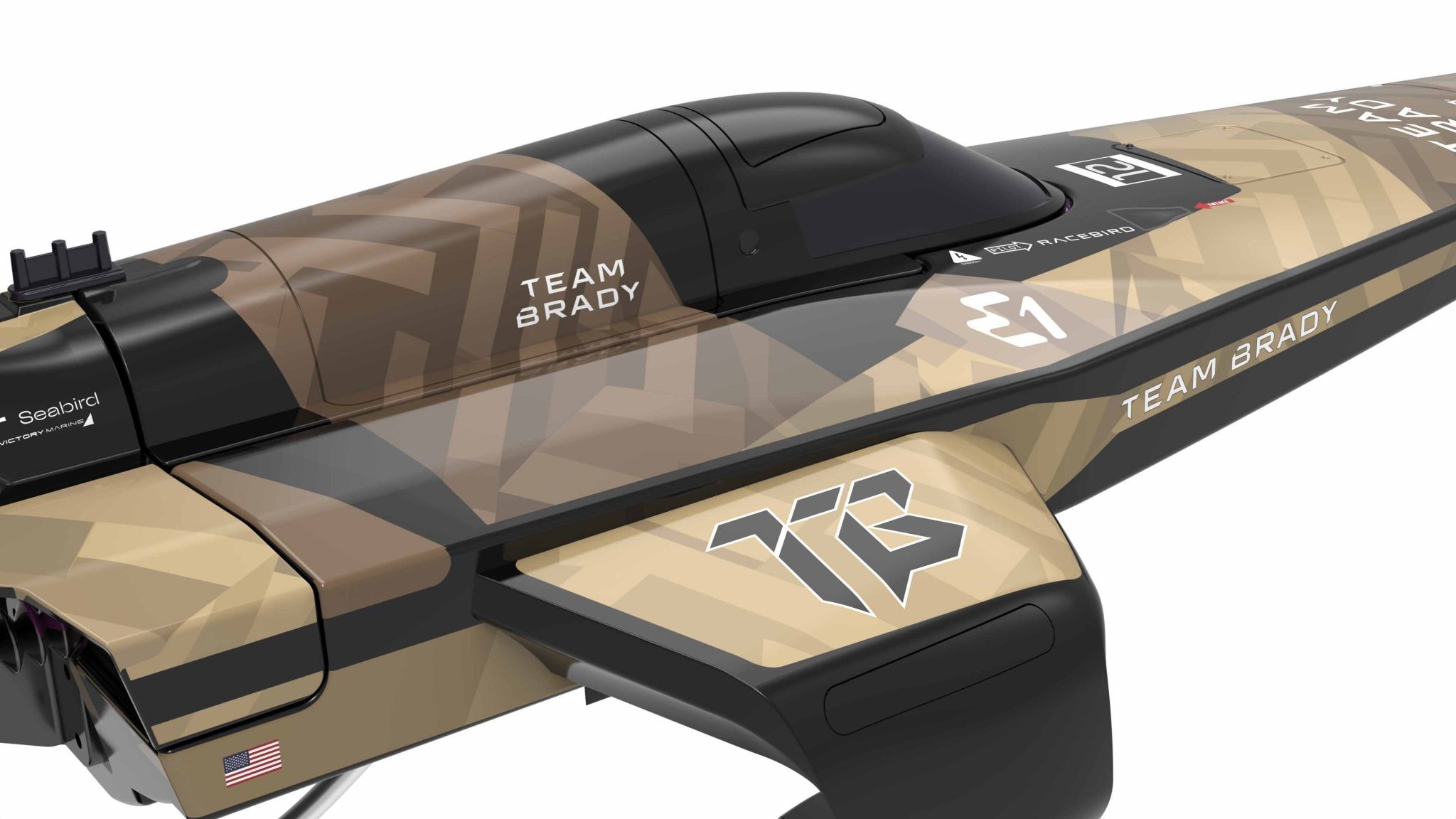 Joysway E1 Racebird 1/14 545mm RTR RC Paat Team Brady #JW8608BRADY 2 Joysway E1 Racebird 1/14 545mm RTR RC Paat Team Brady #JW8608BRADY