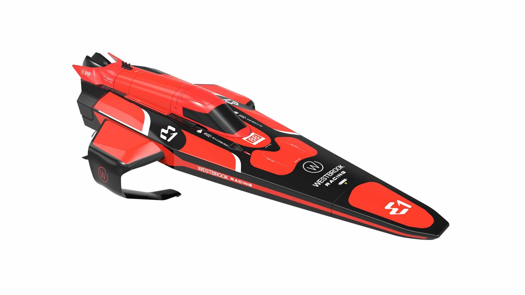 Joysway E1 Racebird 1/14 545mm RTR RC Paat Team Westbrook 1 Joysway E1 Racebird 1/14 545mm RTR RC Boat Team Westbrook