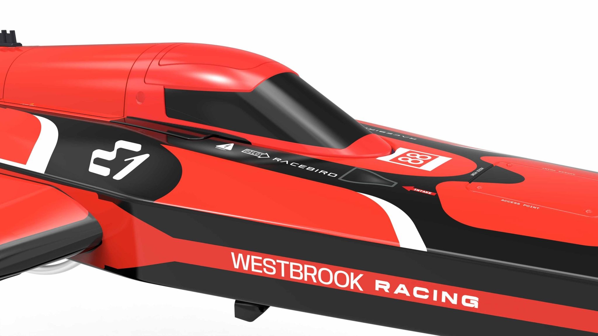 Joysway E1 Racebird 1/14 545mm RTR RC Paat Team Westbrook 5 Joysway E1 Racebird 1/14 545mm RTR RC Paat Team Westbrook