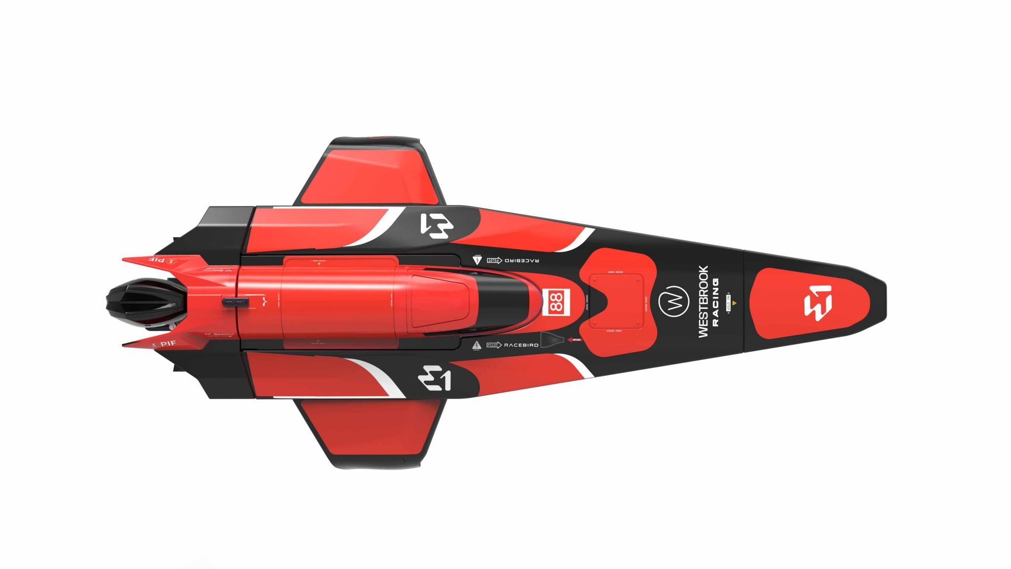 Joysway E1 Racebird 1/14 545mm RTR RC Paat Team Westbrook 11 Joysway E1 Racebird 1/14 545mm RTR RC Paat Team Westbrook