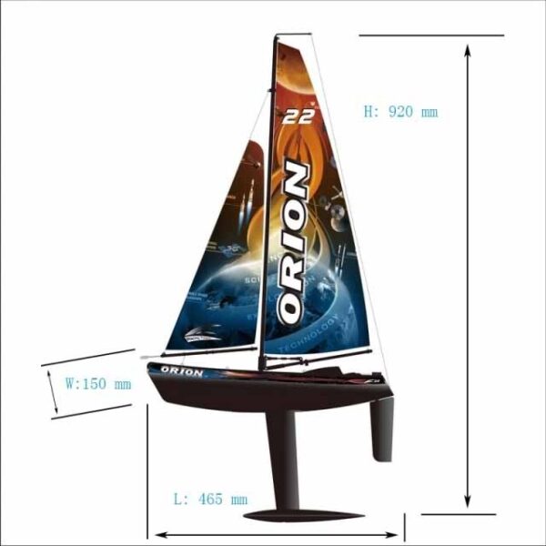 Joysway Orion 465mm RC Purjejaht #JW8803V2