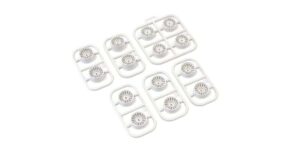 Kyosho Mini-Z AWD Wheel Set Multi Offset White #MDH100WB