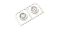 Kyosho Mini-Z AWD Wheel Set Narrow 0 Offset (2) White