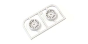Kyosho Mini-Z AWD Wheel Set Narrow 0 Offset (2) White