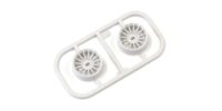 Kyosho Mini-Z AWD Wheel Set Narrow 1.5 Offset (2) White