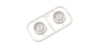 Kyosho Mini-Z AWD Wheel Set Narrow 2.5 Offset (2) White