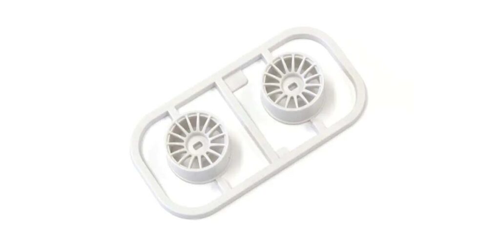 Kyosho Mini-Z AWD Wheel Set Wide 0 Offset (2) White