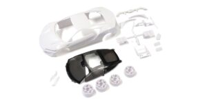 Kyosho Mini-Z Body Honda NSX + 2WD Rims White #MZN186