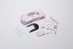 Kyosho Mini-Z Body Lexus SC430 GT500 White #MZN156