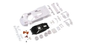 Kyosho Mini-Z Body McLaren F1 GTR + 2WD Rims White #MZN192