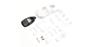 Kyosho Mini-Z Body McLaren Senna GTR + 2WD Rims White #MZN208