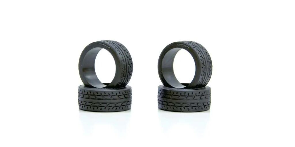 Kyosho Mini-Z Racing Radial Tyres 20 Shore Narrow (4) #MXW37-20B