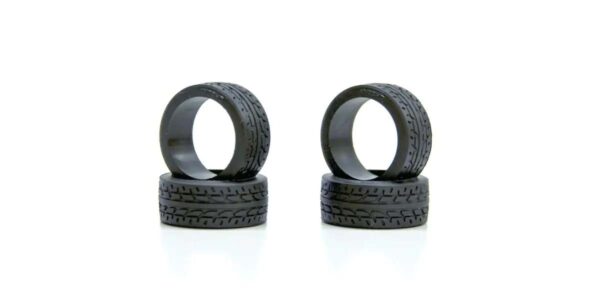 Kyosho Mini-Z Racing Radial Tyres 20 Shore Narrow (4) #MXW37-20B