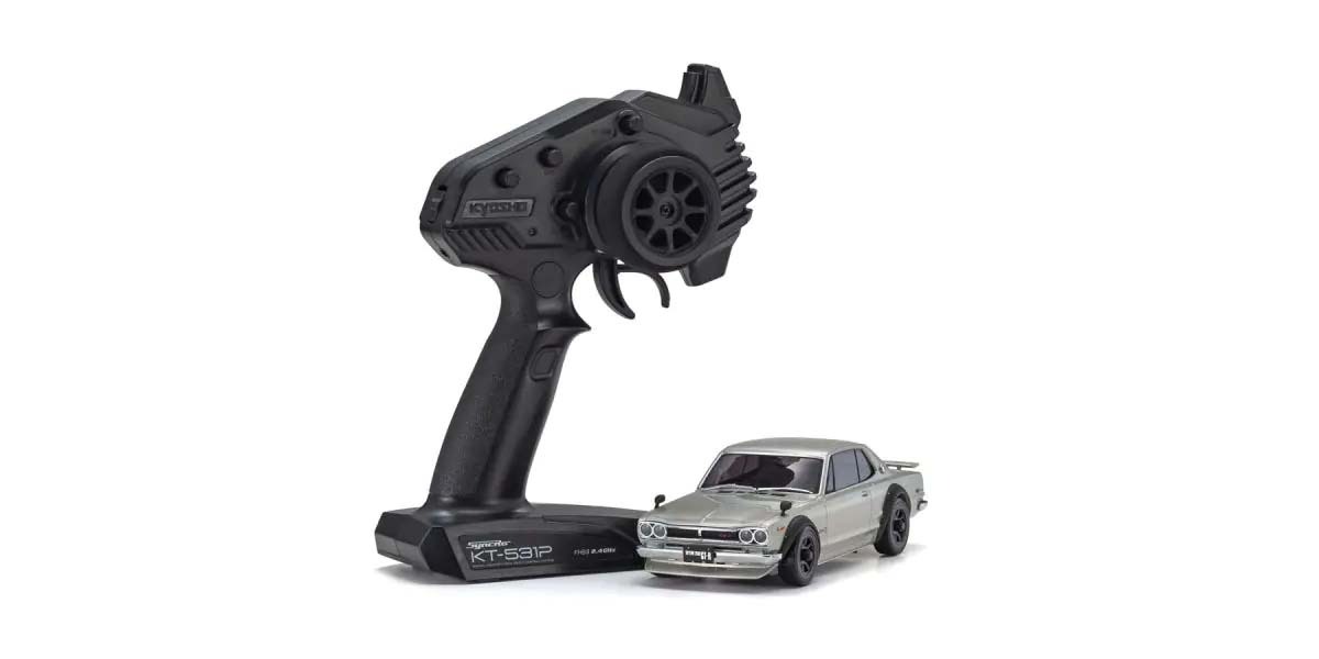 Mini-Z Skyline 2000GT Kyosho Mini-Z RWD MR-04 Nissan Skyline 2000GT-R KPGC10 Tuned Ver. Readyset - Silver - 32359S 4 Kyosho Mini-Z RWD MR-04 Nissan Skyline 2000GT-R KPGC10 Tuned Ver. Readyset - Silver - 32359S