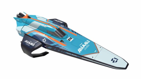 Joysway E1 Racebird 1/14 545mm RTR RC Boat Team Miami #JW8608MIAMI