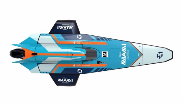 Joysway E1 Racebird 1/14 545mm RTR RC Boat Team Miami #JW8608MIAMI