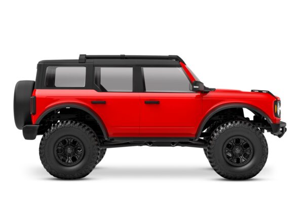 Traxxas TRX-4M 1/18 Ford Bronco RTR Punane - 2S LiPo/USB Charger