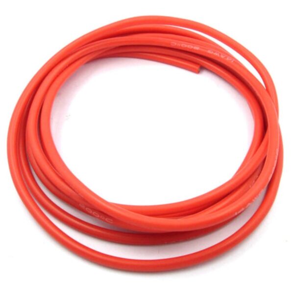 T-Work's Silikoonkaabel 14AWG Punane 2m #EA-025R